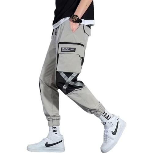 Men Cargo Pants 2021 Hip Hop Streetwear Jogger Harem Trousers Casual Harajuku Sweatpants