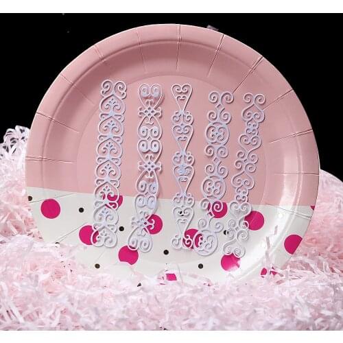 Four Laces Cutting Dies Stencil Metal Mould Template for DIY Scrapbook Album Paper Card Making