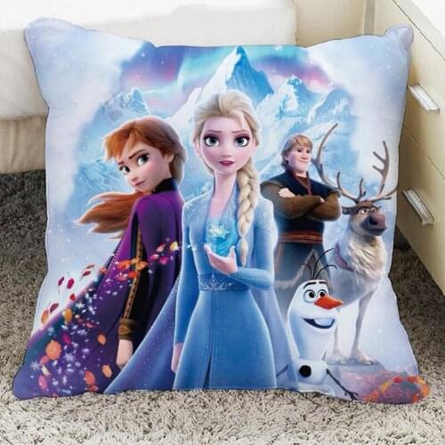 Disney Frozen pillowcase cover Home Textile children baby girl Couple Pillow Cover Decorative Pillows Case Living Room 40x40cm