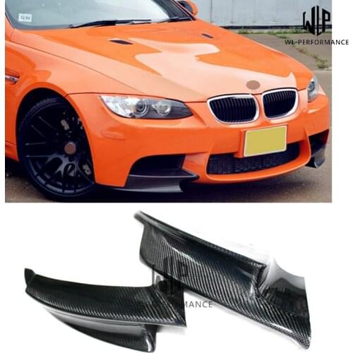 E92 M3 High Quality Carbon Fiber Front Bumper Side Splitters Car Styling Fit For BMW 3 Series E92 M3 Car body kit 05-12