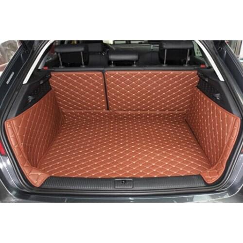 Good! Special trunk mats for Audi A3 Sportback 5doors 2016-2013 durable waterproof boot carpets liner for A3 2014,Free shipping