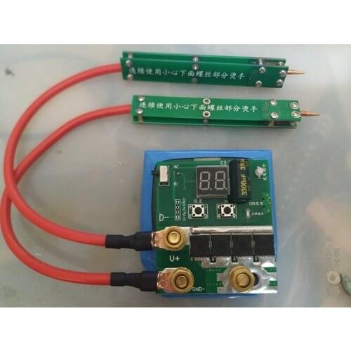Mini Portable Spot Welder 18650 Lithium Battery Energy Storage Control Board DIY Complete Spare Parts Multi-pulse Automatic Weld