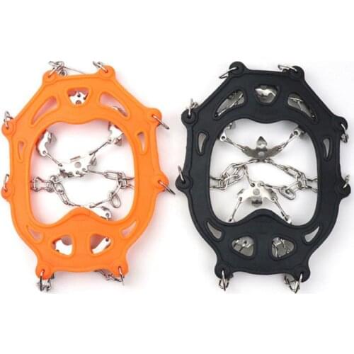 New Outdoor Mountaineering Antiskid Ice Claw Winter 19 Tooth Shoes Antiskid Shoe Cover Mountaineering Nail Shoe Chain Climbing