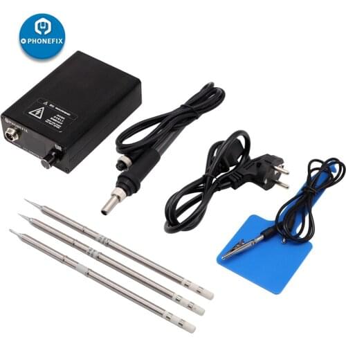72W T12-D Soldering Iron Welding Tools Temperature Controller Lead-free Soldering Station for Phone PCB Welding Repair Tools