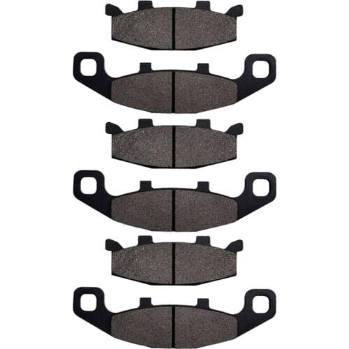 Yerbay Motorcycle Front and Rear Brake Pads For Kawasaki ZX GPX 600 C Ninja 1988 1989 1990 1991-1996 ZR 750 Zephyr 1987-1995