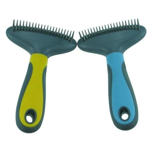 Professional Cat Dog Cleaning Products Pet Rake Comb Brush Fur Hair Shedding Trimmer Comb Grooming Rake Pet Supplies Thick Hair