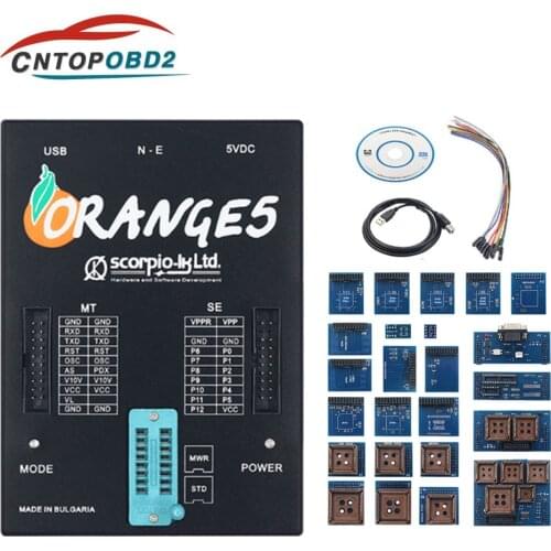 Orange5 v1.36 With Full Adapters ECU Programmer Tool OEM Orange 5 V1.35 Professional Programming Device Hardware+Enhanced