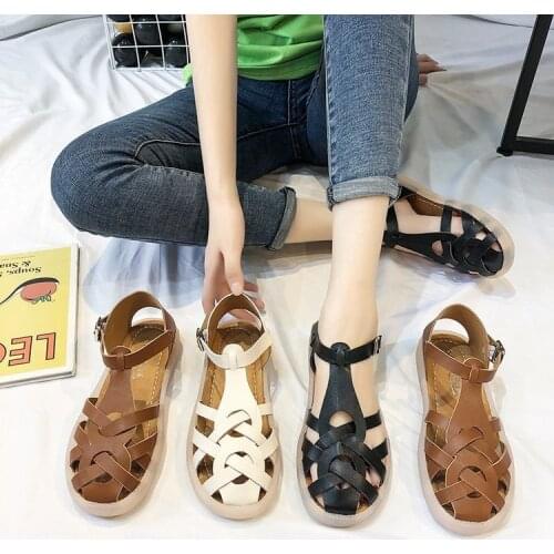 Summer Flar Sandals Fashion Women Flat Sandal Wedges Shoes Casual Woman Peep Toe Ladies Casual Sandalsdfg4