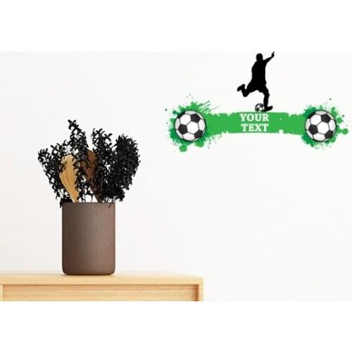 Penalty Soccer Football Sports Text Removable Wall Sticker Art Decals Mural DIY Wallpaper for Room Decal