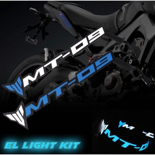 Motorcycle Light LED DIY Reflective EL Cold Light Sticker for YAMAHA MT-09/SP FZ-09 2017-2020 Tracer FJ09 Tracer 900