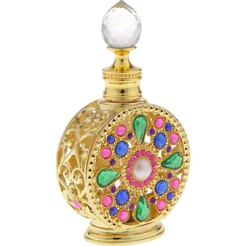 Vintage Empty Glass Perfume Bottles Atomize Womens Makeup Accessory