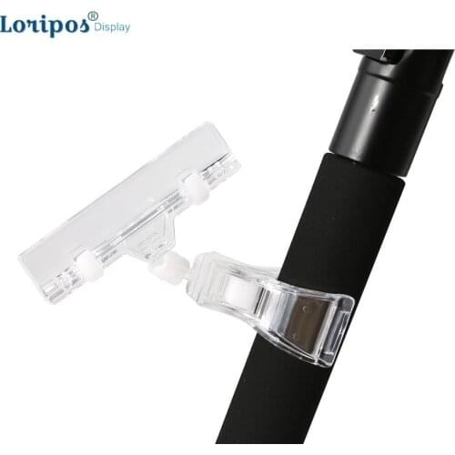 10pcs Good Quality Clear Pop Plastic Sign Display Price Label Tag Promotion Clips Sign Holders In Supermarket Retails 8x11cm