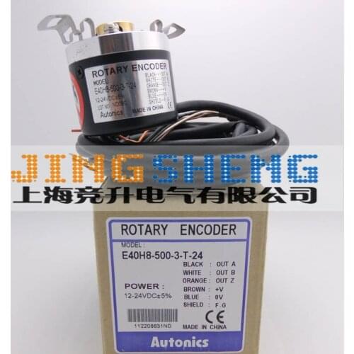 100% New Orginal AUTONICS Rotary Encoder E40H8-500-3-T-24