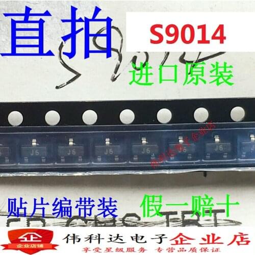 5pcs/lot Paster Transistor MMBT9014 S9014 J6 SOT-23 50 Original