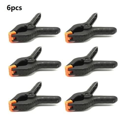 6pcs 3.5" Heavy Duty Photography Backdrop Screen Muslin Clamps Background Clips Photo Studio Accessories NEW