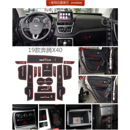 Car Coaster Car Interior Protective Mat Modified Decoration Supplies For BESTUNE X40