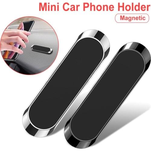 Car phone bracket Mini stick bracket is suitable for iPhone Samsung millet wall mounted zinc alloy magnet GPS car dashboard