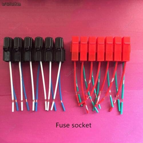 Car pure copper wire waterproof ceramic insurance seat bakelite fuse box socket fuse socket CD50 Q04