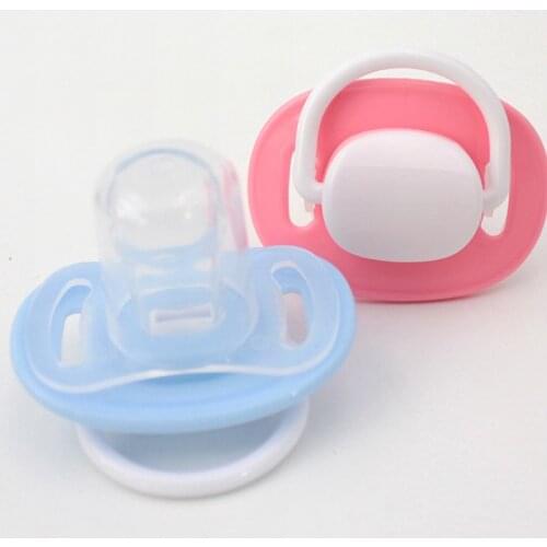 Baby Pacifiers Newborn Pacifier Nipples Baby Flat Head Pacifier Nipple Holder Pacifiers Care Chupete Bebe