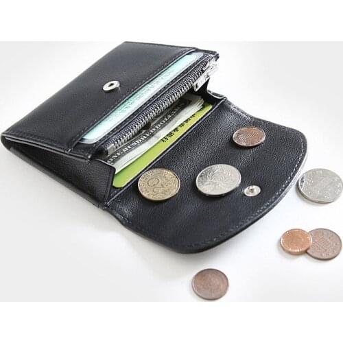 100% Genuine Leather Wallet For Men Male Women Vintage Cowhide Short Mens Purse Card Holder Money Bag With Zipper Coin Pocket