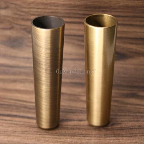 HOT 4PCS European Pure Brass Furniture Legs Covers Table Chair Sofa Feet Covers Cupboard TV Cabinet Feet Tube Protector Ferrules