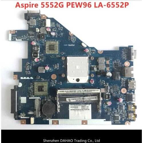 LS Laptop Motherboard For Acer aspire 5552G 5552 MAIN BOARD NV50A MBR4602001 PEW96 LA-6552P