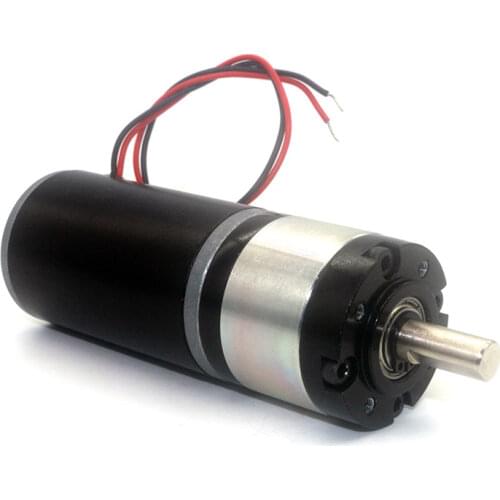 Dc Micro Planetary Gear Motor 24V High Torque 90Kg.Cm Metal Tubular Speed Reduction Gearbox Geared Motors Slow Speed 56/296Rpm
