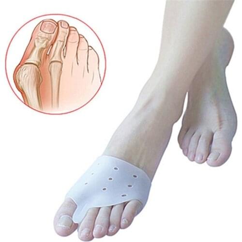 1 Pair Soft Silicone Orthopedic Sets Sholl Toe Separator Hallux Valgus Big Toes Bunion Corrector Feet Care Tool Pedicure Socks