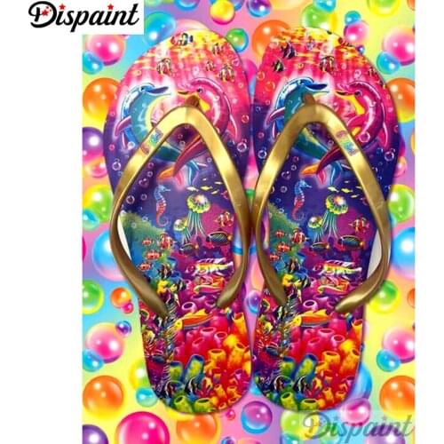 Dispaint Full Square/Round Drill 5D DIY Diamond Painting "Flower house" Embroidery Cross Stitch 3D Home Decor A10638