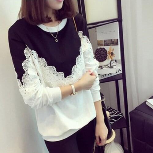 New Fashion Women Long Sleeve T-shirts Womens Casual Elegant Tops Female Trendy Designed Tees Chic Females High Quality Ladies