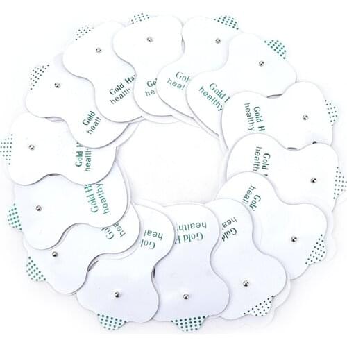 New 50pcs White Electrode Pads Patch for Tens Acupuncture Slimming Massager Digital Therapy Massage Machine Braces Supports