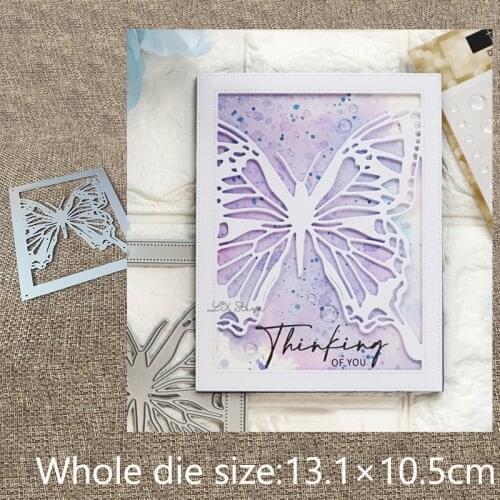 New Design Craft Metal stencil mold Cutting Dies Swallowtail Butterfly frame scrapbook die cuts Album Paper Card Craft Embossing