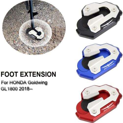New Motorcycle For Honda Goldwing GL1800 Side Stand Enlarger Plate Kickstand Enlarge Foot shelf Gold Wing GL 1800 2018-2021 2020