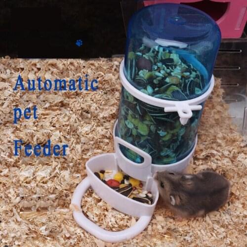 Pet Bird Hamster Automatic Feeder Bird Feeder Cage Water Dispenser Drinker Feeding Water Bowl High Quality Guinea Pig Gaula Bowl