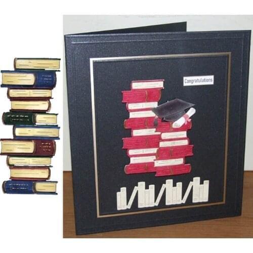 Book Stack Metal Cutting Dies Stencils for DIY Scrapbooking Album Stamp Card Embossing New 2019 Die Cut