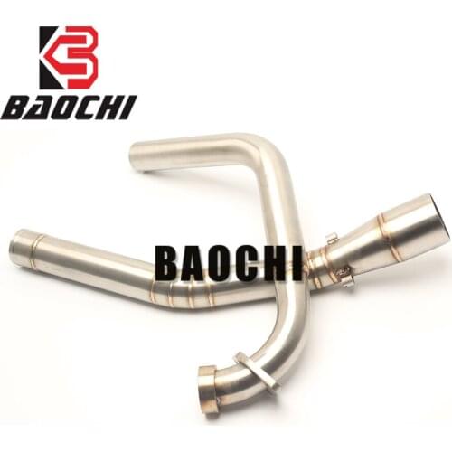 Motorcycle Exhaust Connect Link Pipe Mid Tube Escape Muffler for Yamaha YZF R15 Exhaust Pipe MT-15 2008-2010 2011-2015 2016 2017
