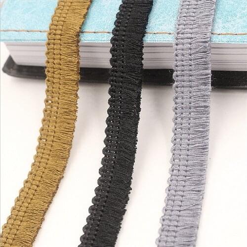 Fringe Tassel Ribbon Lace Trimming 30 Yds Latin Fringe Dance Dress Trims 1.2cm Wide