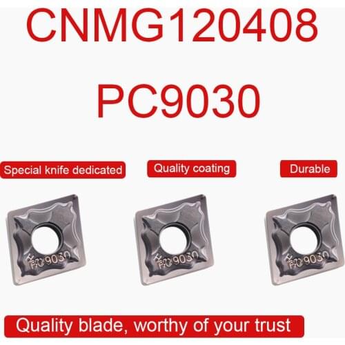 10PCS CNMG120408 HA PC9030 High Quality CNMG12 Carbide Inserts Metal External Turning Tools CNC Machining Lathe Cutting Tool