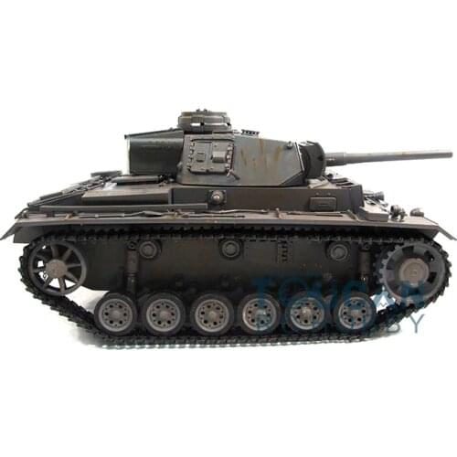100% Metal Mato 1/16 Panzer III RC RTR Tank Model Infrared Version Gray 1223 TH00663