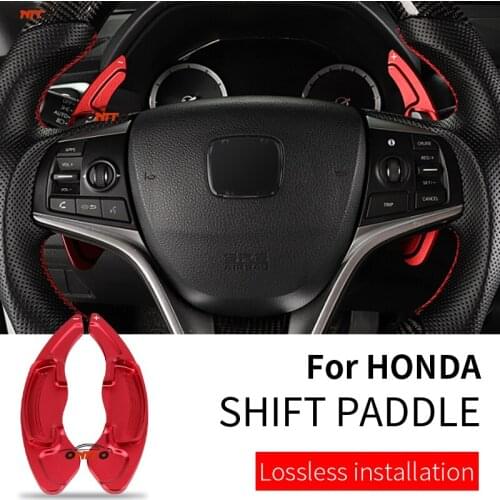 2pcs/lot Fit for Honda SPIRIO ACCORD ODYSSEY UR-V CR-V Hybrid 2.0 Car Steering Wheel Shift Paddle Shifter Extend Accessory