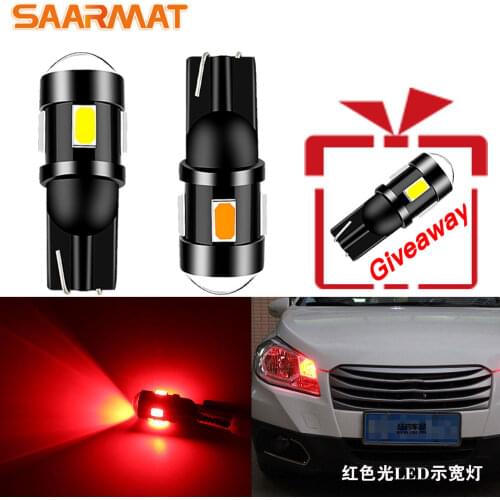 2PCS T10 W5W/194 6SMD 6000K reading light The width light For Suzuki Swift Grand Vitara SX4 Alto Ertiga Escudo Samurai Jimny2019