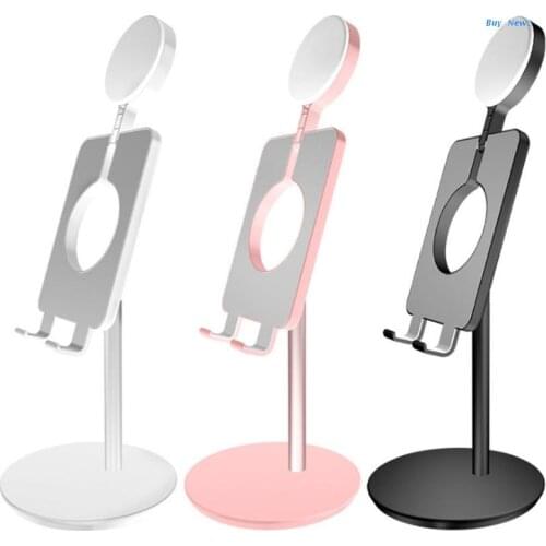 20CE Desktop Folding Bracket Tablet Bracket Live Fill Light with Mobile Phone Holder