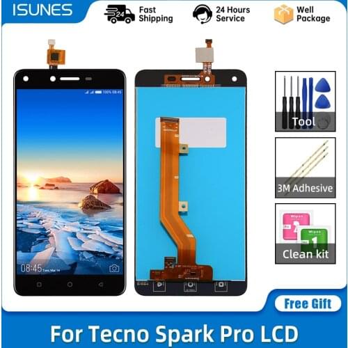 5.5" Original For Tecno Spark Pro K8 LCD Display Touch Screen Digitizer Assembly New For Tecno K8 LCD Repair Replacement Parts