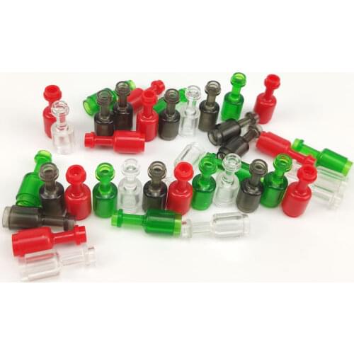 Locking 10PCS/set MOC Colorful Bricks Bottle Set Sale Building Blocks Toys for Children for Friends DIY Parts Educate Kids Gifts
