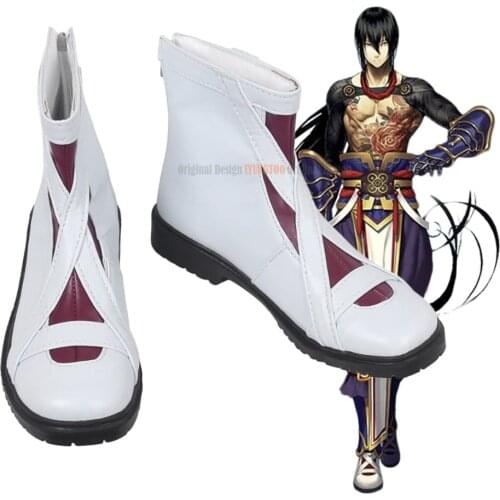 FGO Yan Qing Cosplay Fate Grand Order Yan Qing Cosplay Boots White Shoes Custom Made