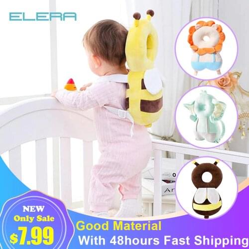 Baby Headrest Pillow Prevent Fall Infant Cartoon Soft Cotton Anti-Fall Pillow Newborn Protection Cushion Toddler Safe Care