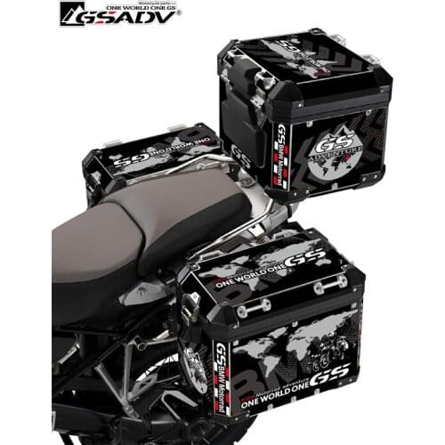 For BMW F700GS ADV F800GS ADV Luggage Case Panniers Stickers Aluminum Box Trunk Decals Motorcycle Accessories