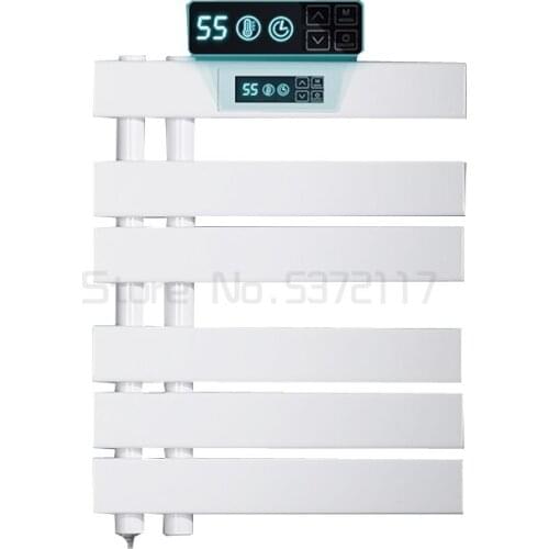 Bathroom electric towel rack household bathroom carbon fiber intelligent towel drying rack