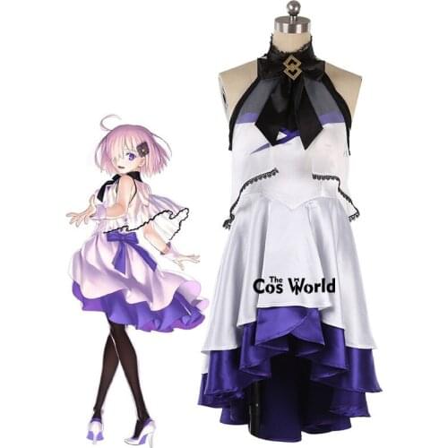 FGO 5th Anniversary Fate Grand Order Waltz Matthew Mash Kyrielight Dancing Party Dress Uniform Outfit Games Cosplay Costumes