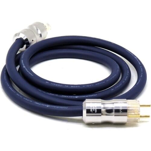 Hi End 7N Copper SCHUKO Power Cable Gold plated EU power plug cable hifi power cord cable for DVD CD AMP Mcintosh power line